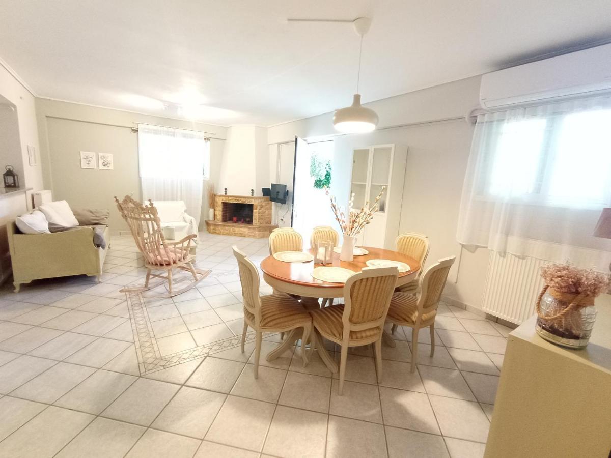 Galini Apartment Near Sea, Port And Airport Artemida  Ngoại thất bức ảnh